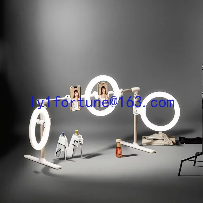 Mobile live streaming stand, desktop fill light, anchor specific shooting dual camera professional shooting light