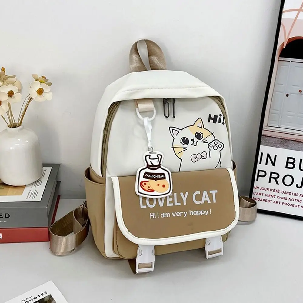 New Large Capacity Backpack Cute Cat Ultra-light Schoolbag Travel Knapsacks Gift