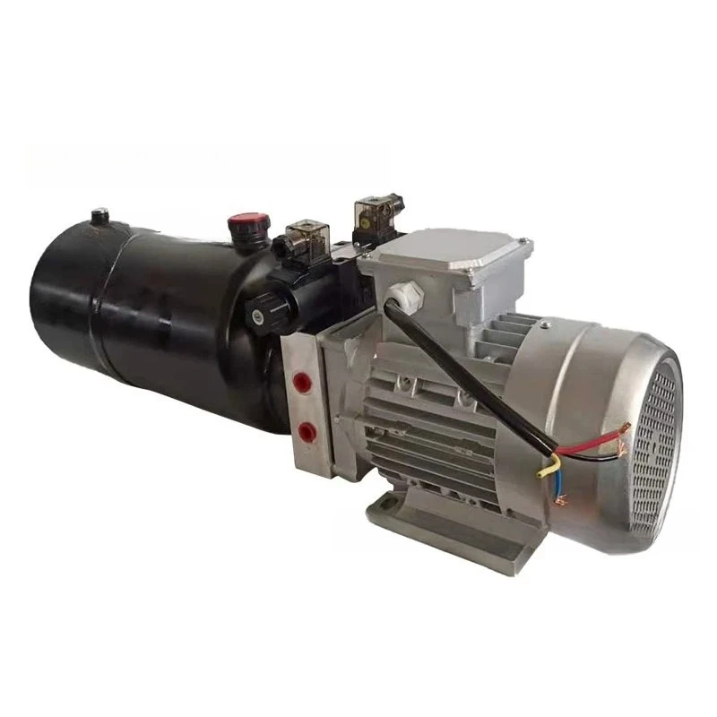 small hydraulic station hydraulic pump hydraulic power unit a set of double action
