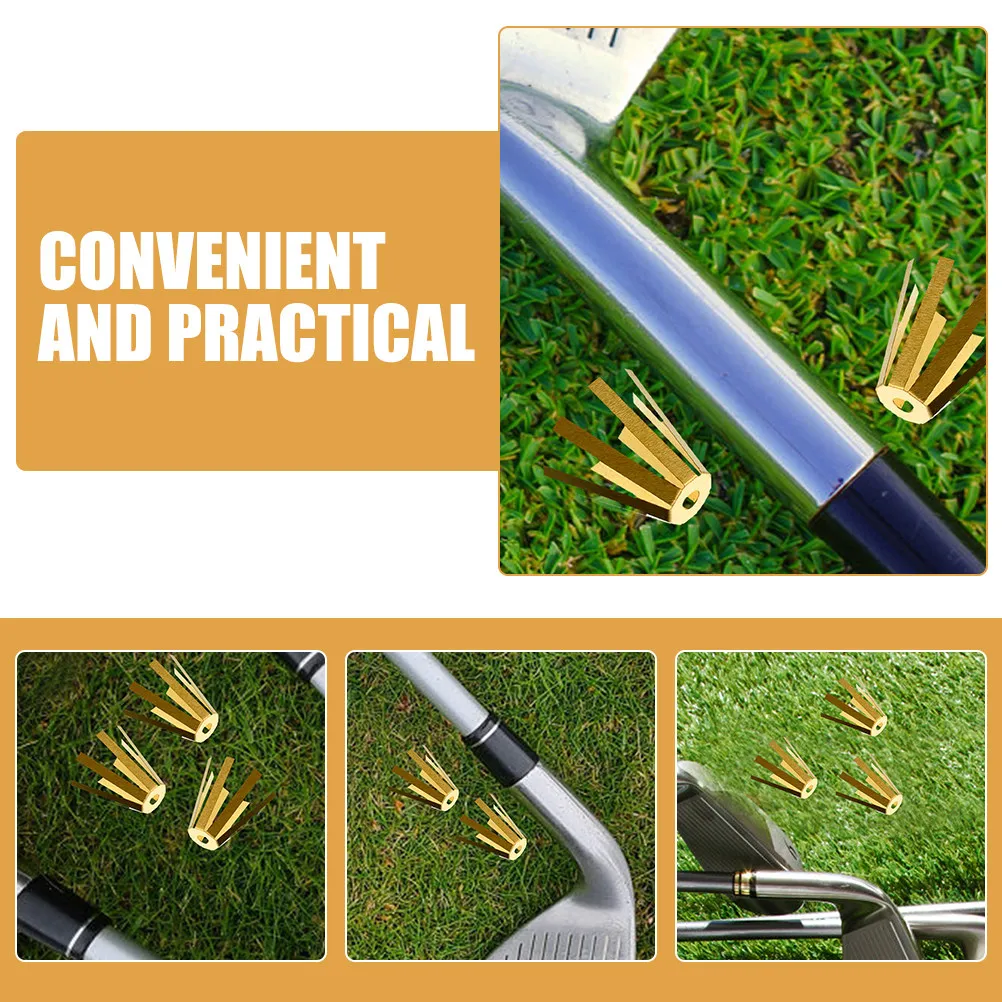 5Pcs Shaft Shims Universal Brass Construction 8-Arm Design Superior Stability Control Shaft Alignment Golf Club