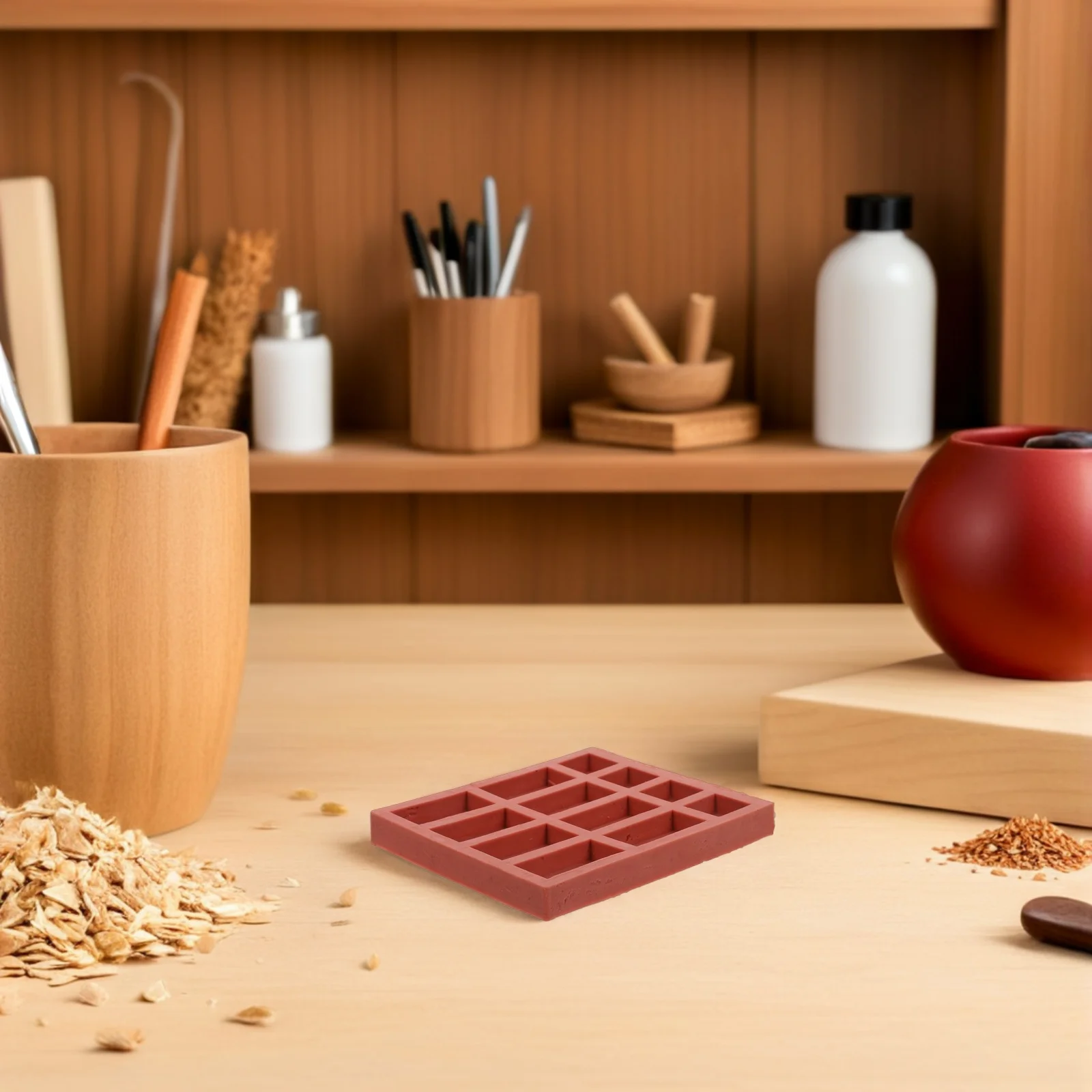 Creative Brick Silicone Mold for Making Tiny Architectural Details Great for Parentchild Crafting Fun with Cement Plaster Or