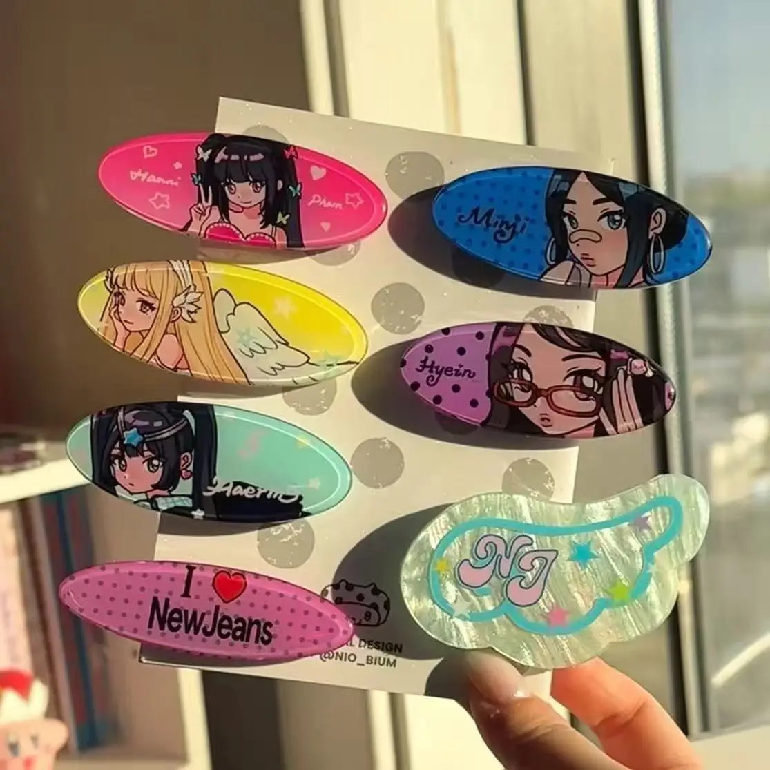 

3PCS Retro Showa Style Hair Clip Niche Cute Cartoon Student Bangs Clip Ancient Retro Girl Side Clip Hair Clip Hair Accessory Gif