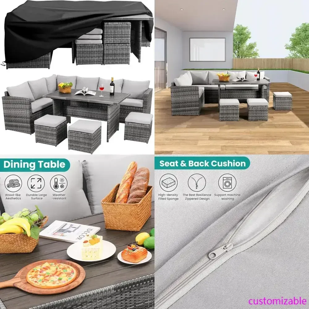 

Комплект из 4 коричневых обеденных стульев из ротанга, деревянные кухонные стулья в стиле середины века, стулья для столовой с сетчатой спинкой из тростника, вдохновленные дизайном Ce