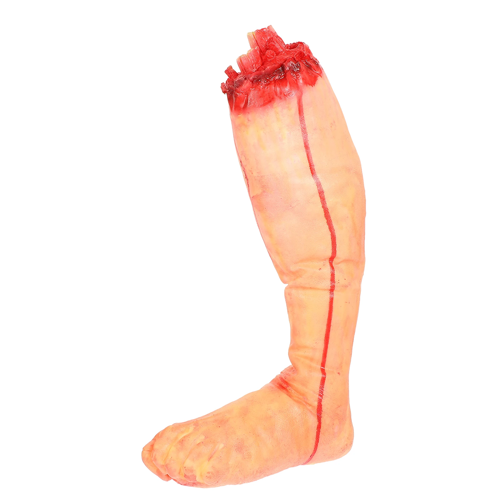 

Scary Halloween Decorations Fake Body Part Limbs Severed Foot Props Horror Party Supplies Reusable StorageHaunted House