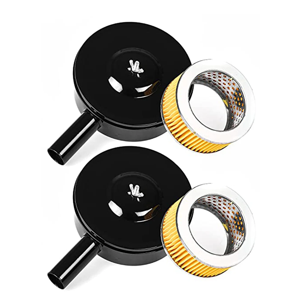 2 Set Air Compressor Muffler & 20mm Intake Filter Accessories Pneumatic Parts Muffler Filter Cartridge