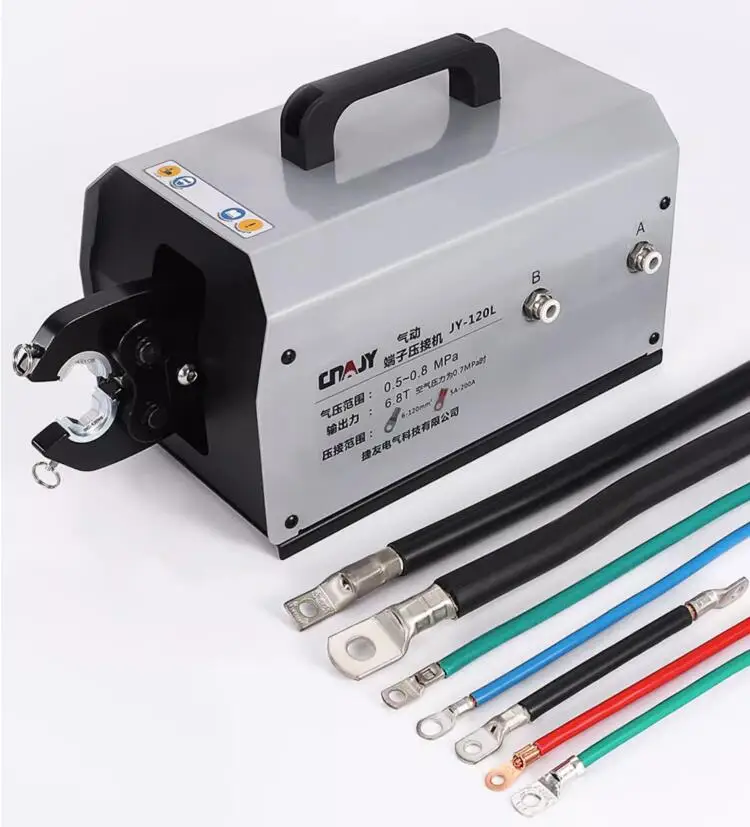

pneumatic pressure wire terminal machine pressure connection machine cold pressure opening nose naked terminal6-120mm2 gift mold