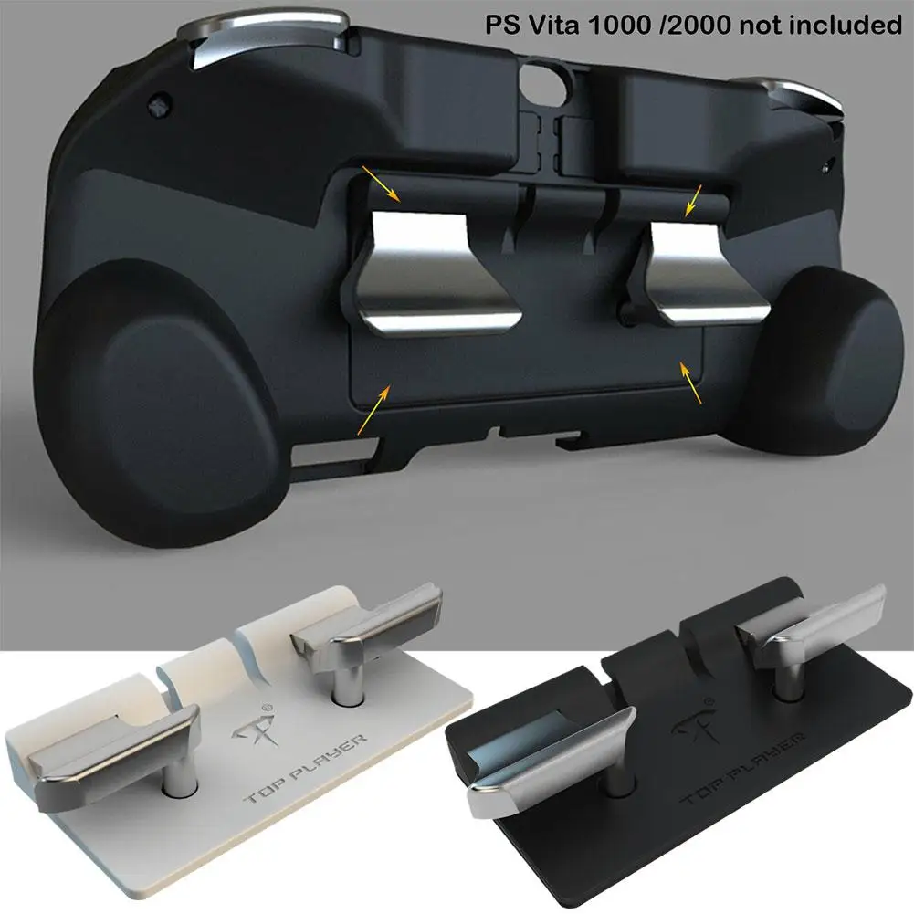 PS Vita 1000/2000 핸들 케이스 커버, 2 in 1, L2 R2 트리거 L3 R3 트리거, 게임 패드 액세서리 Z8Q3