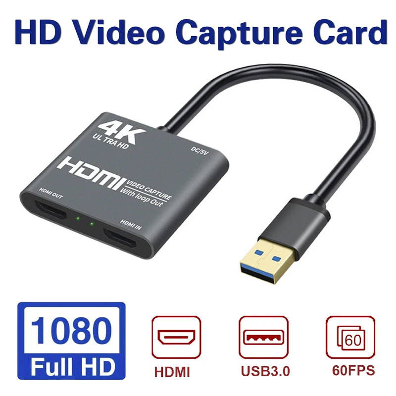 1080p 60fps Video Capture Card 4k Multifunction Multifunction 1080p 60fps Video Capture Card Video Capture Card