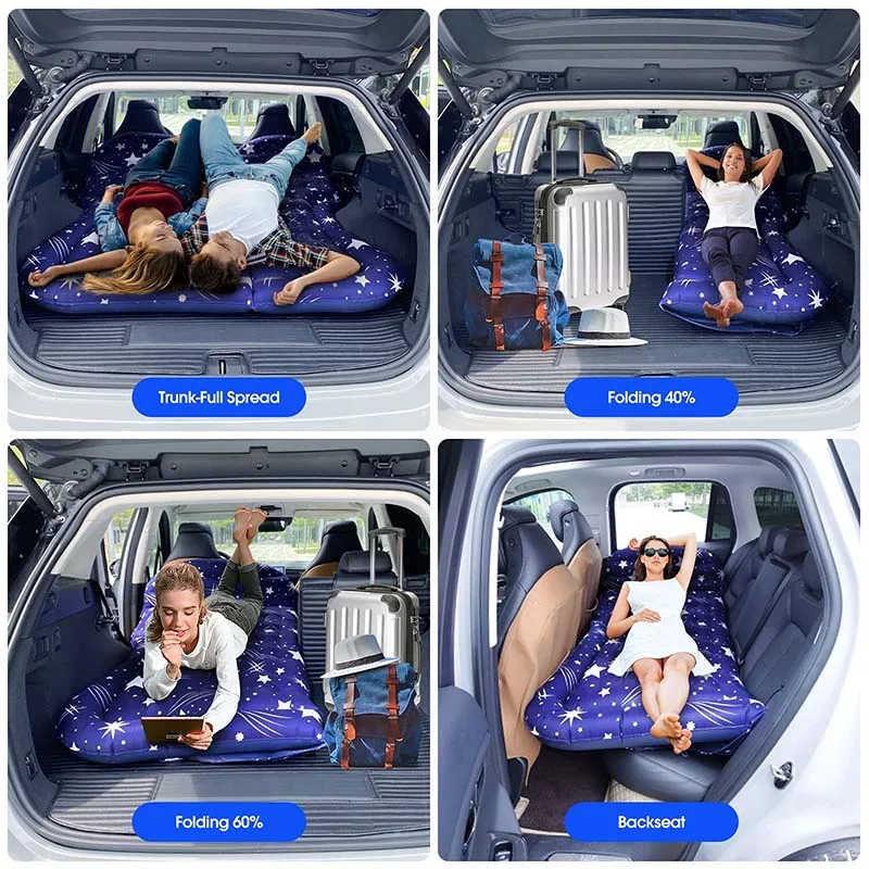 Romantic Camp Brand 175x130cm Modern Foldable Portable PVC Air Mattress for SUV and Home Furniture
