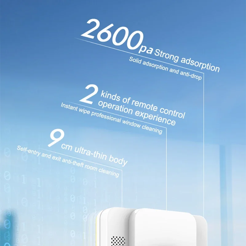 Nieuwe afstandsbediening raamveegmachine Home Intelligente elektrische glaswasrobot Hoogbouw dubbelzijdige reiniging