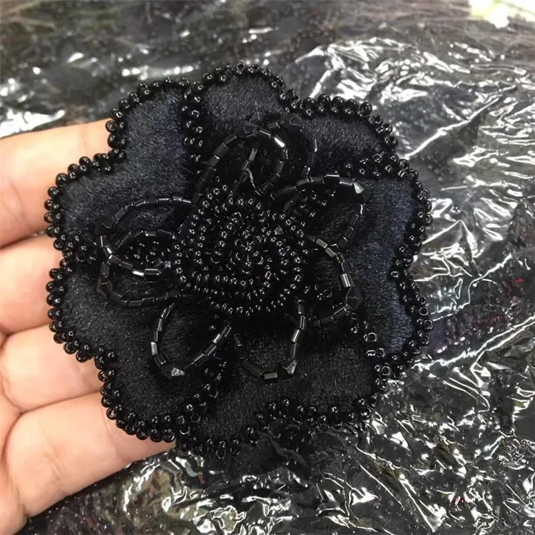 7.5cm corsage decoration Nail beaded shoes Flower shoes Sticky flowers accessories Women\'s shoes accessories Upper flowers