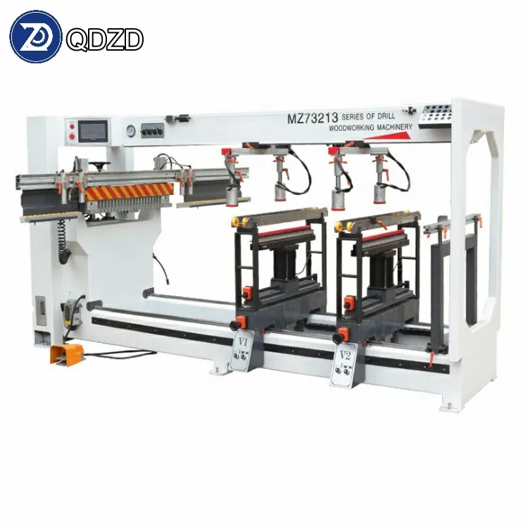 3 Rows Wood Vertical Drilling Machine Woodworking Boring Machine