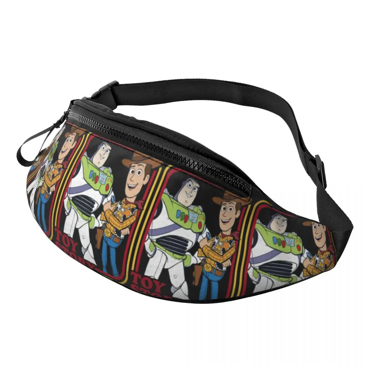 

Custom Toy Story Buzz Lightyear Woody Fanny Pack for Women Men Cool Crossbody Waist Bag Traveling Phone Money Pouch