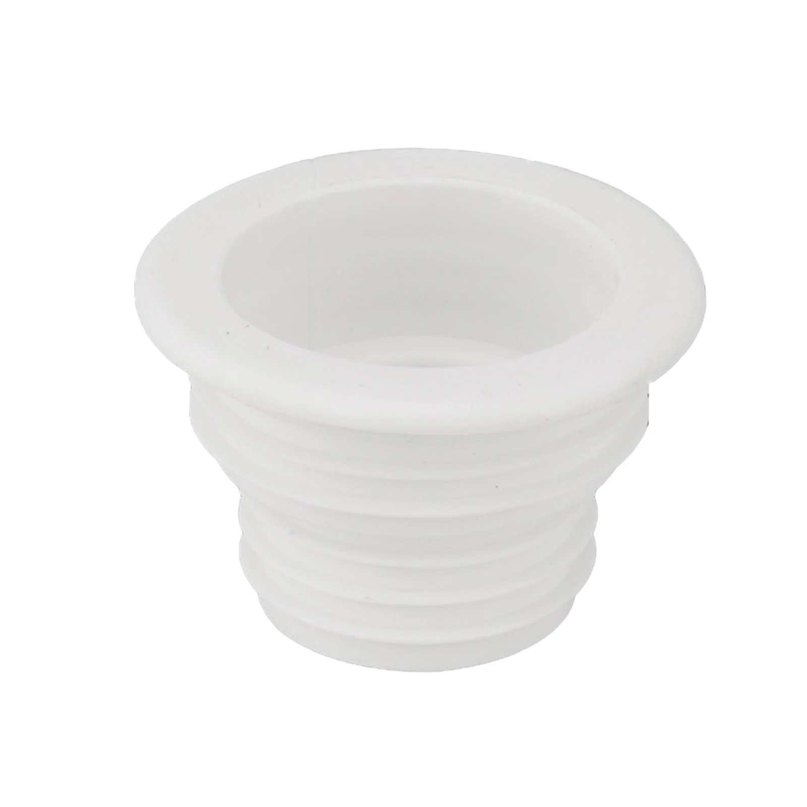 Drain Pipe Silicone Stabilizing Ring for Washing Machine Hose Maintains Alignment on Floor Drains and Sink Drain Flanges