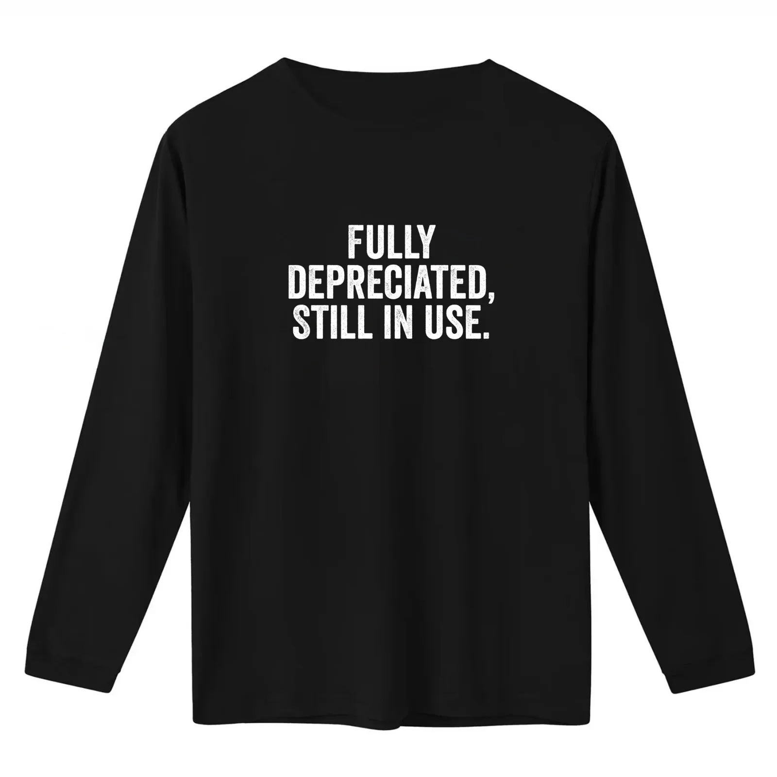 Fully Depreciated Still In Use T-Shirt Summer Casual Cotton Tee Oversized Streetwear Tops Vintage Graphic Print 100% Cotton