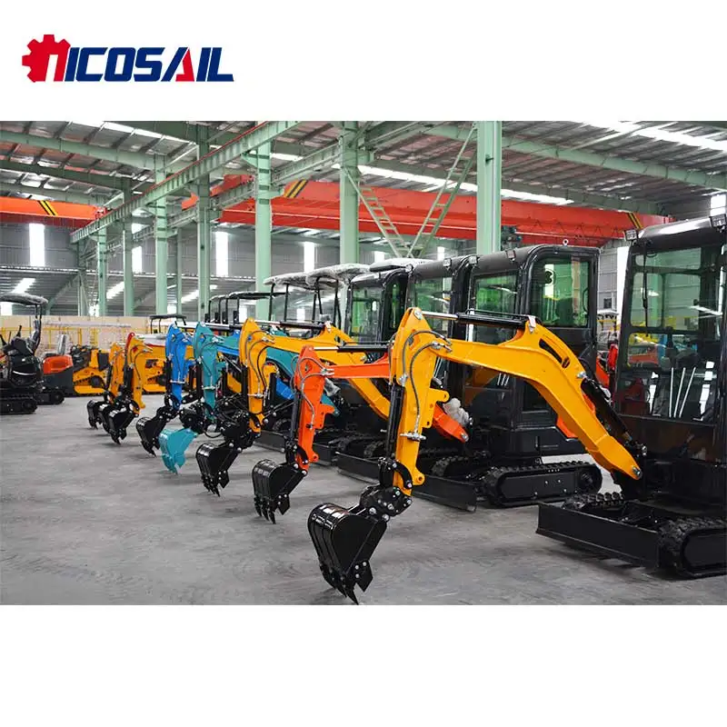 حفارة صغيرة للبيع |   النظام الهيدروليكي |   تصميم متين |   مثالية للنباتات الصناعية والمزارع الصغيرة