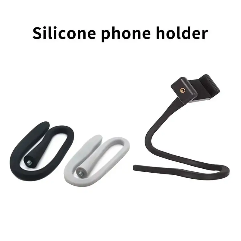 ∘Desktop Camera Mount Holder 1 Set Multifunction Screw Thread Flexible Clip Hose for Live Streaming Vlog Video Recording