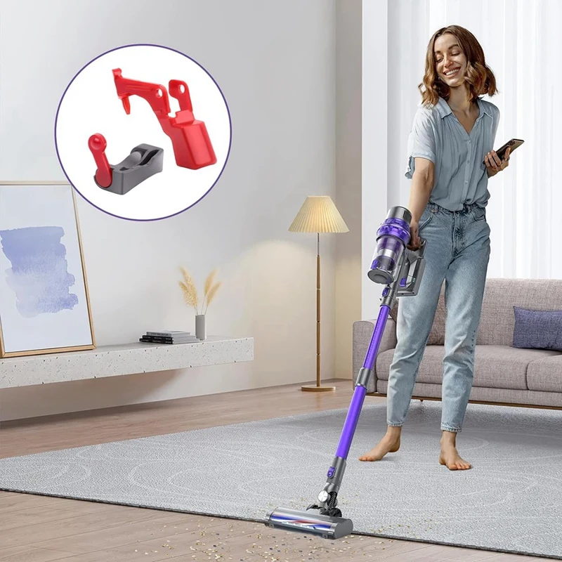 Interruptores de repuesto para Dyson V11 V10, Control de interruptor de fijación, botón de liberación mejorado, abrazadera de Control de interruptor de apagado duradera