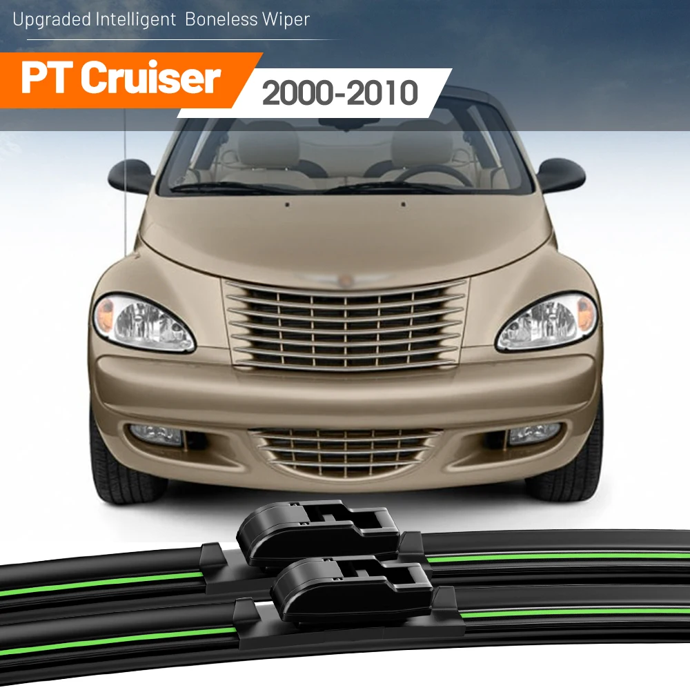 

2pcs For Chrysler PT Cruiser 2000-2010 Front Windshield Wiper Blades 2001 2003 2004 2005 2006 2007 Windscreen Window Accessories