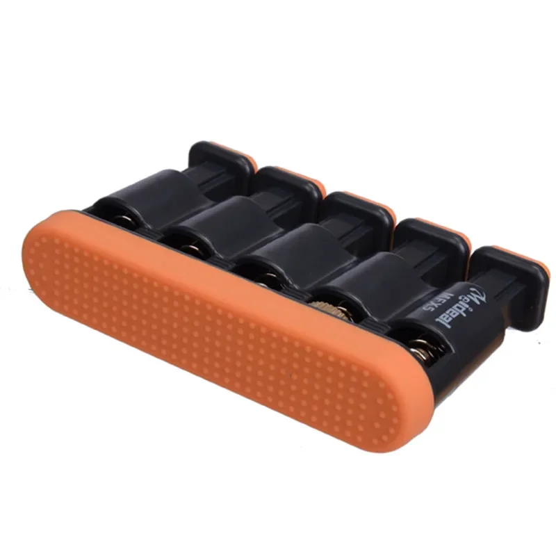 Meideal MFX5 Hand Finger Exerciser for Ukulele Guitar Bass Piano Orange/Grey