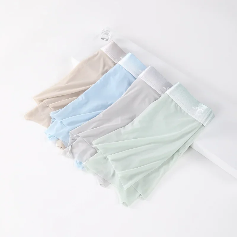 ชุดชั้นในนักมวยชายชายนักมวยชุดชั้นในชายกางเกงบุรุษกางเกงขาสั้นกางเกงผู้ชายเซ็กซี่กางเกงลื่นชุดชั้นในไม่มีรอยต่อ