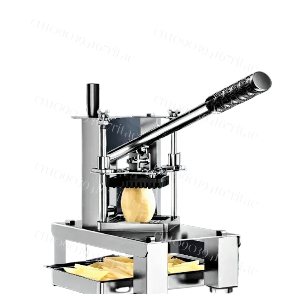 

Commercial Chopper with 4 Replacement Blades - Vegetable Chopper/French Fry Cutter/Potato Dicer & Slicer