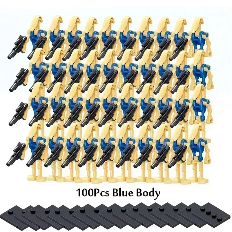 100 Piezas, Gran Venta, Star Wars, Droid de Combate K2-SO, Juego de Bloques de Construcción de Robots de Combate, Modelo de Bloques de Construcción para Niños, Regalo de Cumpleaños, Juguetes
