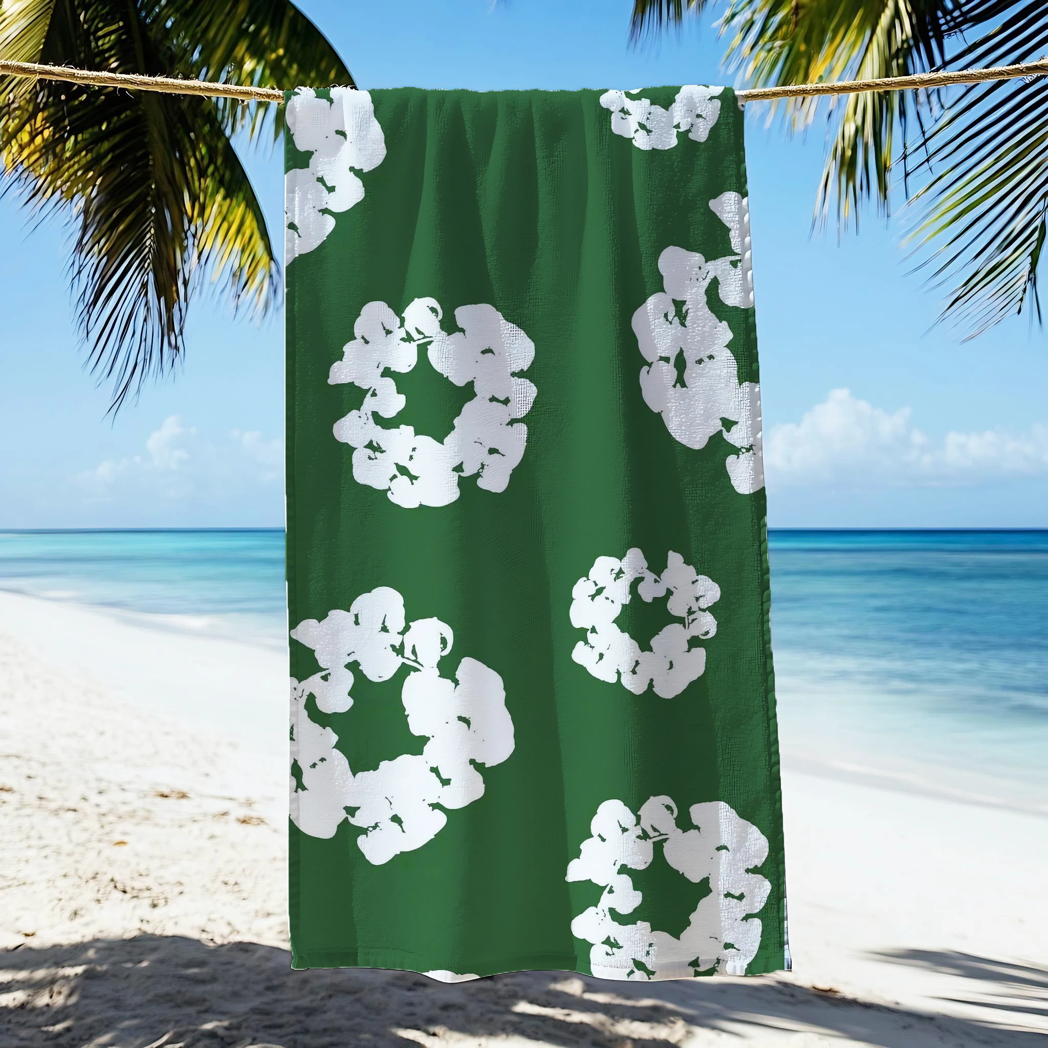 Luxury Comfort Fashion Camouflage Pattern Beach Towel Quick Dry Absorbent Compact Towels For Swimming Pool Camping Beach Family