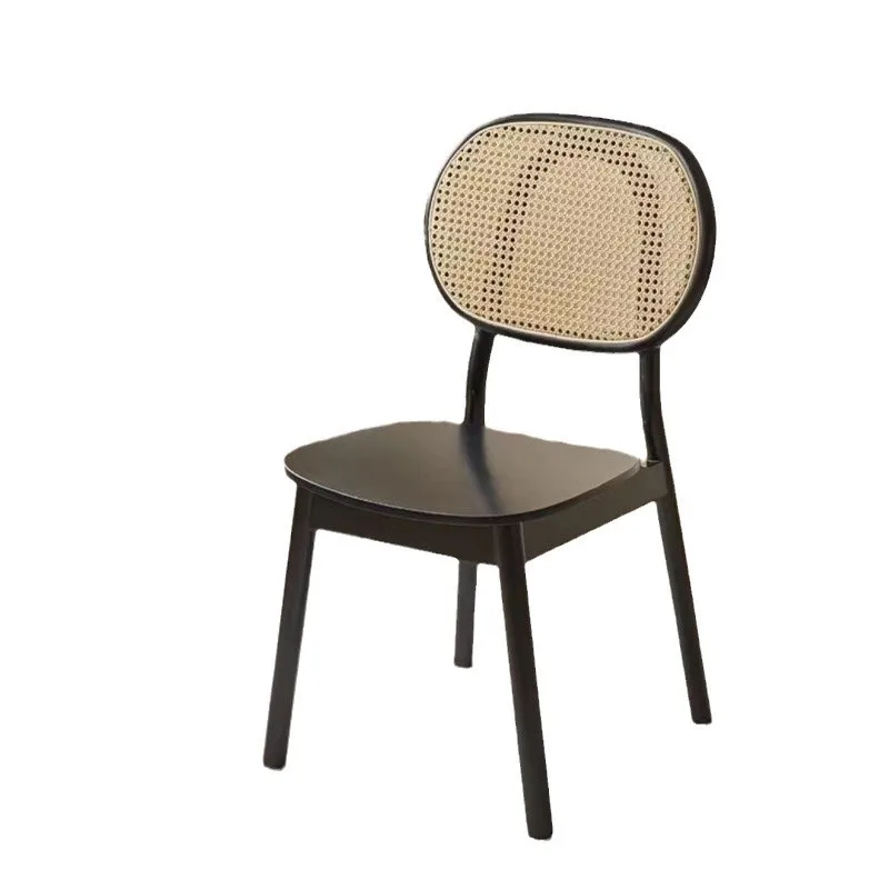 خشب متين، إقامة منزلية، كرسي طعام من الخيزران، كرسي خلفي، بسيط، كاجوال، مطعم، منزل، قديم، كرسي غرفة المعيشة #1