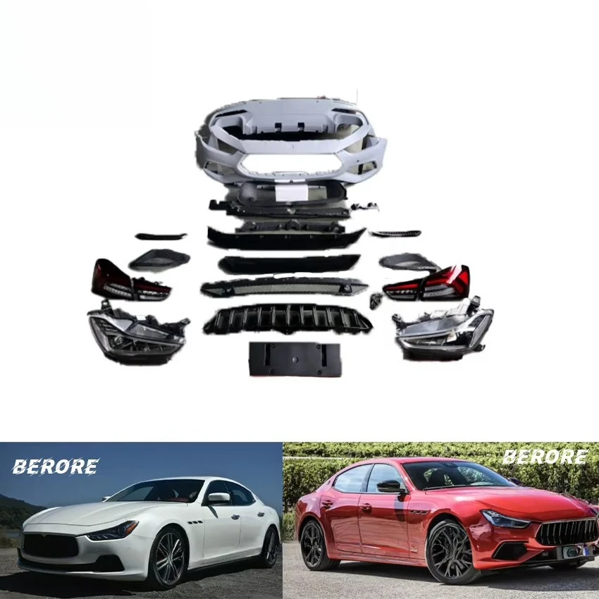 MASE LED Headlamp Taillamp Body Kit forGhibli 2014 2015 2016 2017 Upgrade 2018