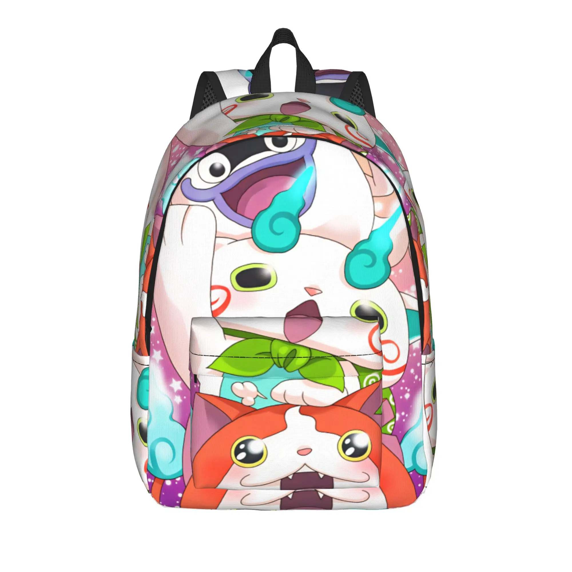 Yokai Watchs  Backpack  Boy Polyester Workout Backpacks Print Pretty School Bags Rucksack