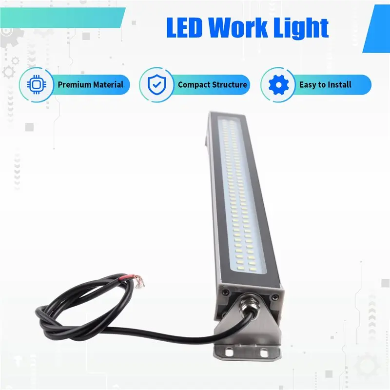 53Cm AC110-230V Workshop Lathe LED Light CNC Machine Tool Work Light Waterproof Sewing Lighting Aluminum Alloy Lamps-AEF7