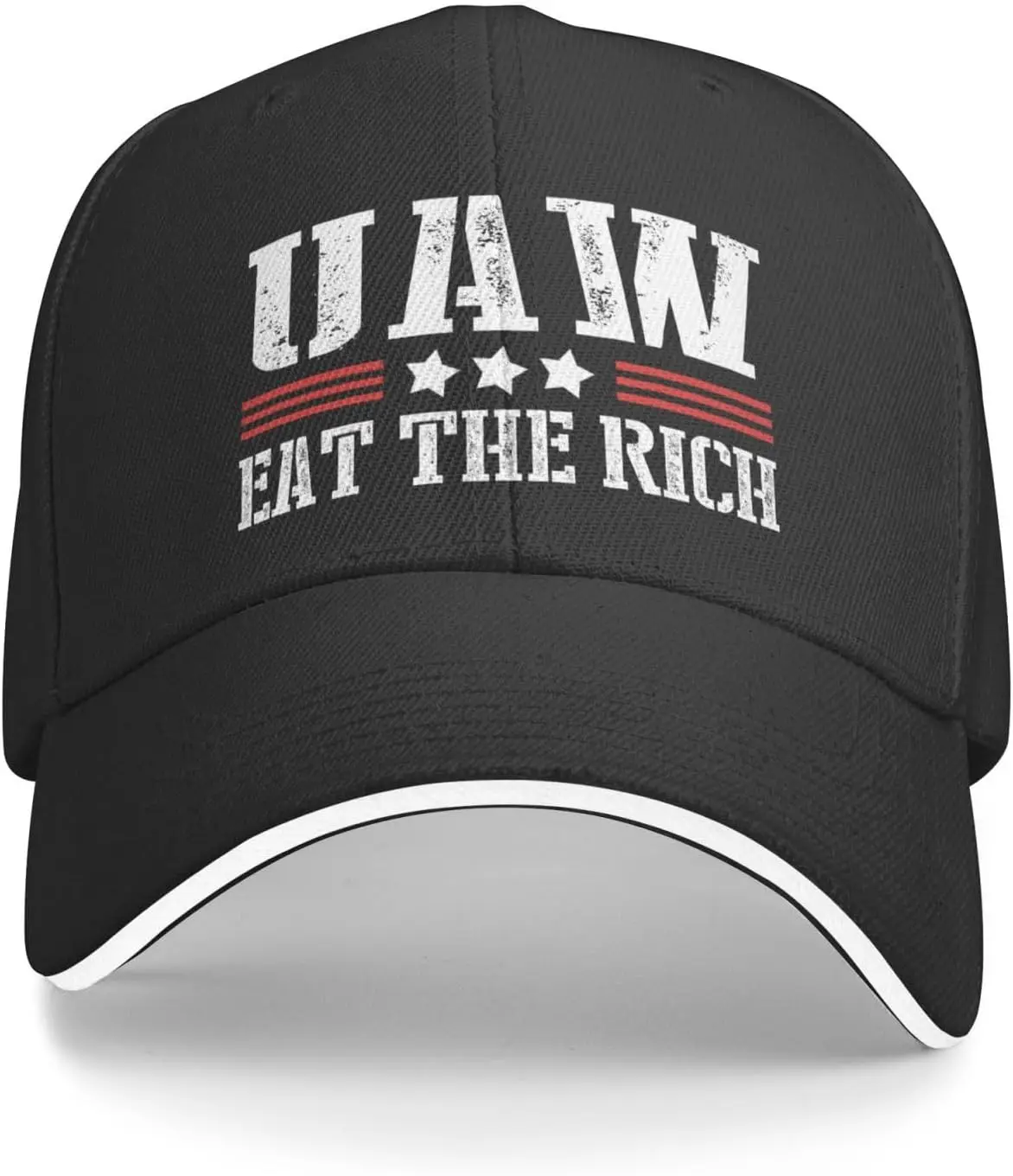 eat The Rich UAW Baseball Caps Fashion Hat for Men Women