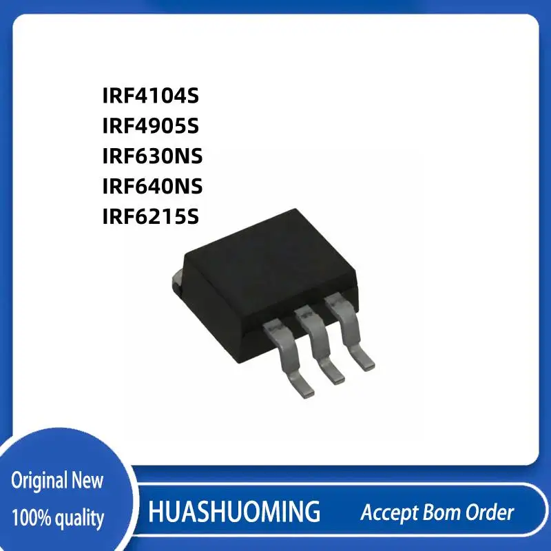 10Pcs/LOT IRF4104S   F4104S    IRF4905S   F4905S    IRF630NS   F630NS   IRF640NS   F640NS   IRF6215S   F6215S   TO263