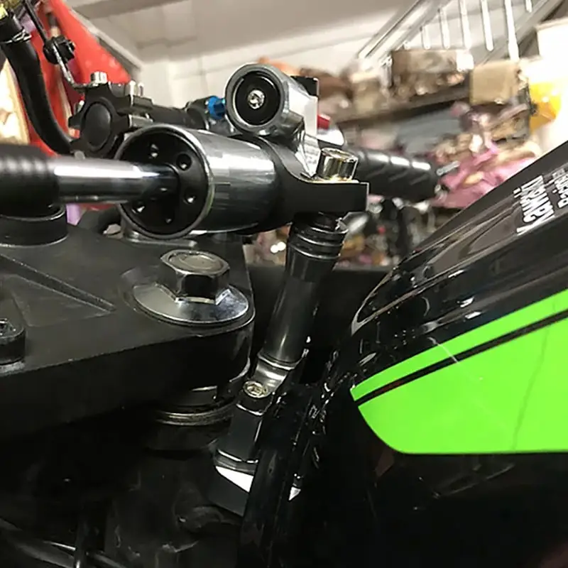 CNC Ammortizzatore di Sterzo Stabilizzatore Staffa di Montaggio In Titanio Per Kawasaki Ninja 300 NINJA300 EX300 2013-2017 2014 2015