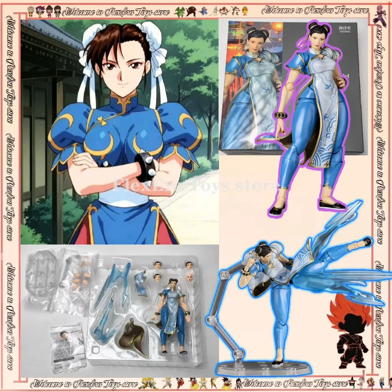 

Оригинальные фигурки KAIYODO Revoltech Amazing Yamaguchi Chun Li в наличии, коллекционные аниме-фигурки, модели игрушек