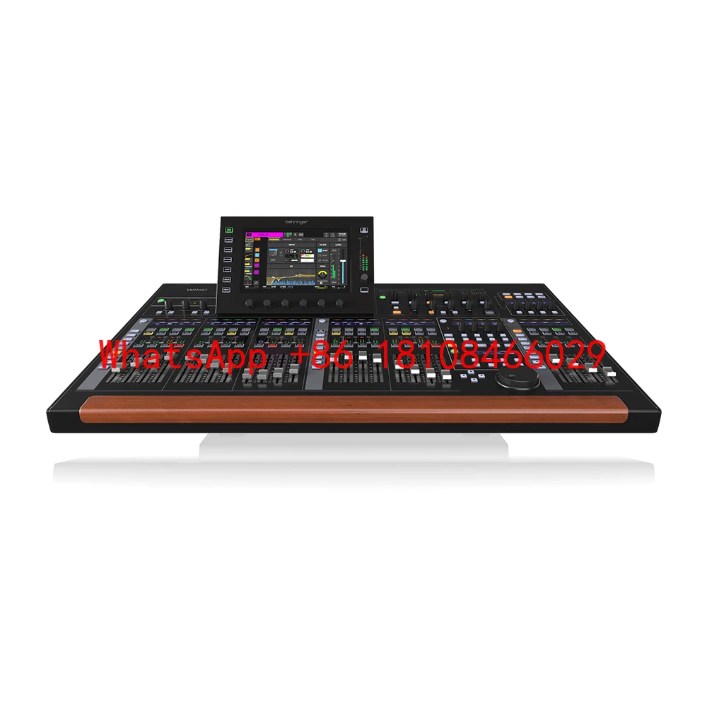Mixer Digital Behringer WING - BK - 48 Canais Estéreo com Tela Sensível ao Toque, Console Digital para Equipamentos de Áudio de Palco