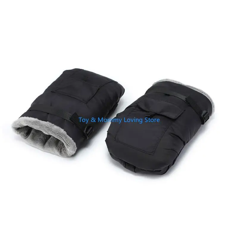 

Y1QF Windproof Baby Strollers Hand Muffs Comfortable Warm Gloves for Cold Weather