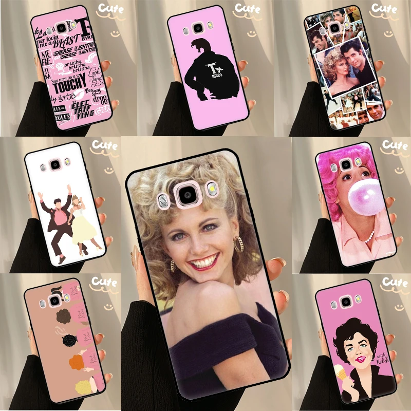 Grease Cover For Samsung J2 Core 2018 A3 A5 A6 A7 A8 A9 J8 J1 J3 J5 J7 2016 2017 J6 J4 Plus Case