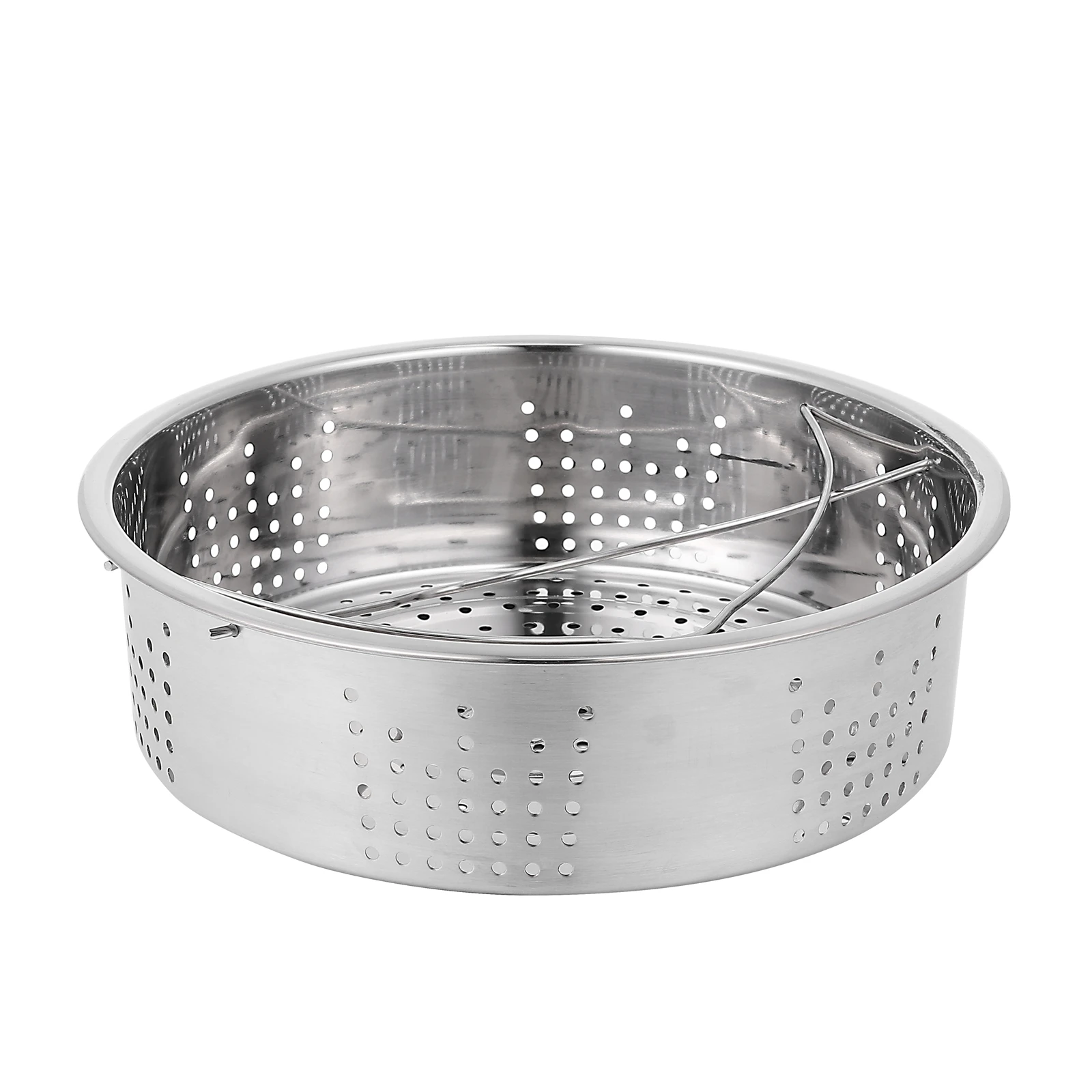 

1pc Stainless Steel Steaming Rack Basket Mesh Food Steamer Cooking Utensils Kitchen Supplies 304 Round Heat Resistant
