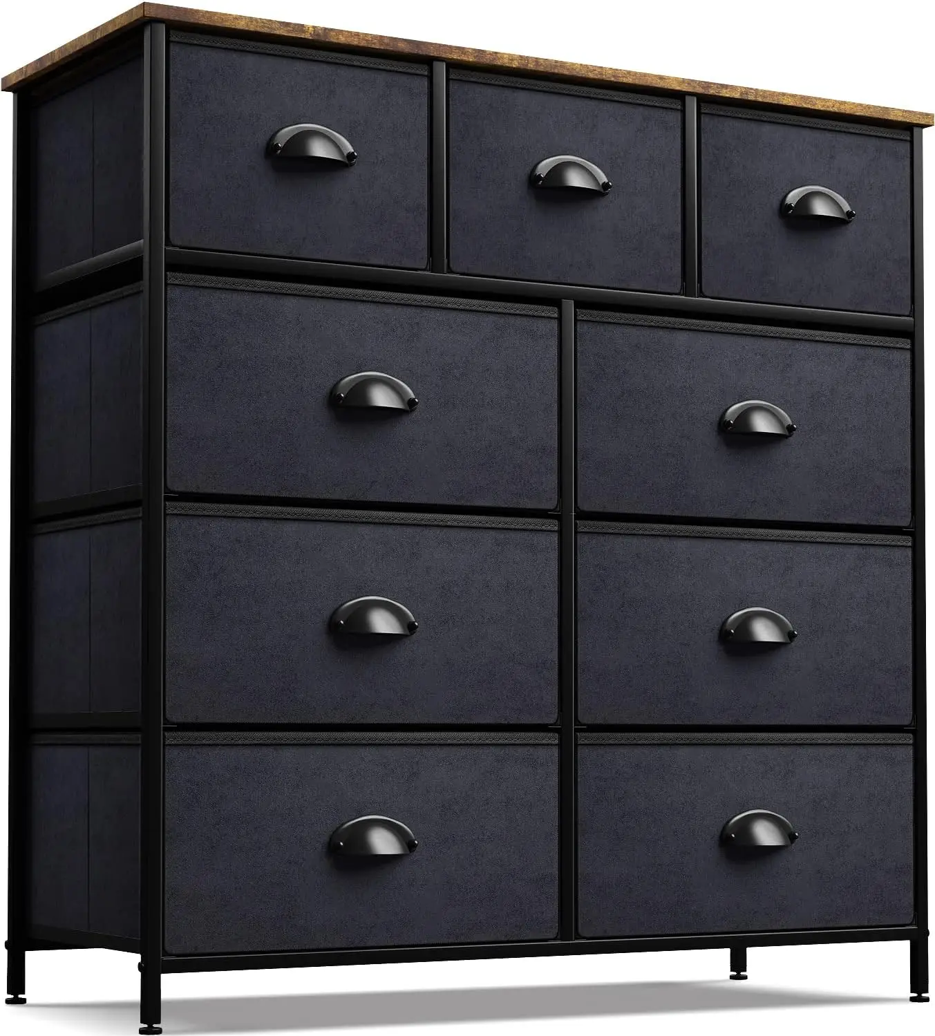 Sorbus Dresser With 9 Drawers - Furniture Storage Chest Tower Unit For Bedroom, Hallway, Closet, Office Organization - Steel