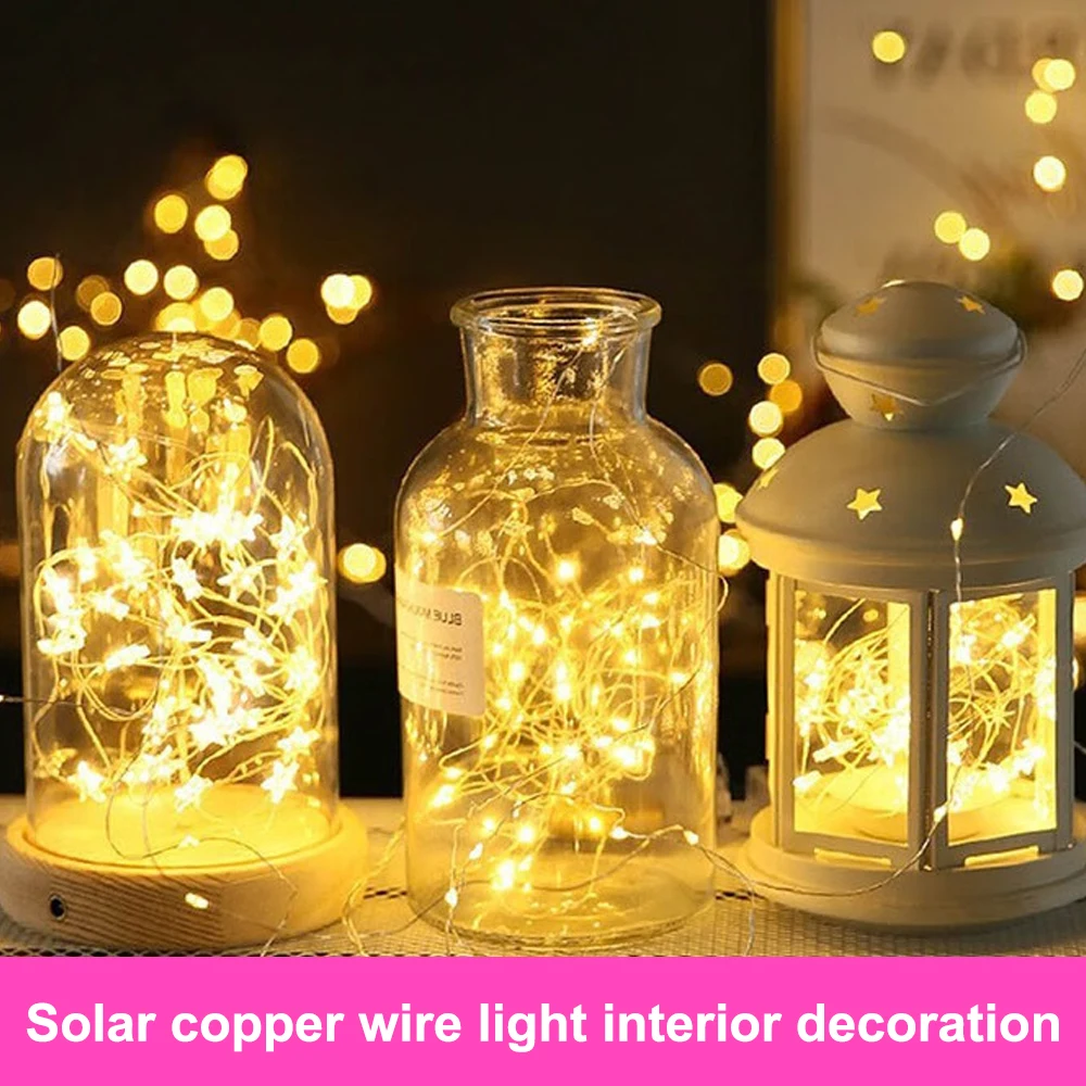 8 Funktion Solar dekorative Lichter Solar LED Lichter Outdoor Atmosphäre Lichter Hochzeit Weihnachts feier festliche dekorative Lichter