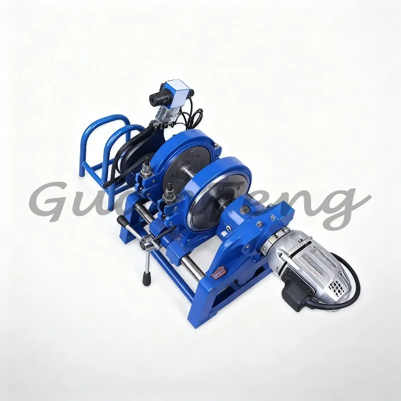 Four-ring Hand Push PE Pipe Hot Melt Butt Welding Machine, 63-160 / 63-200 Plastic Pipe Butt Fusion Welder