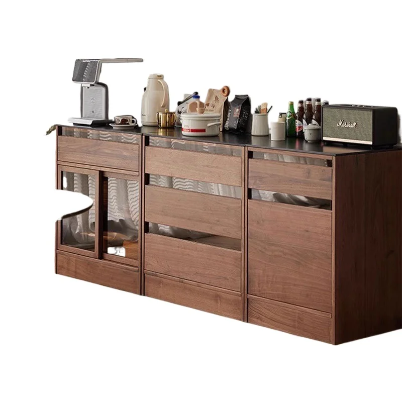 

Solid wood side cabinet