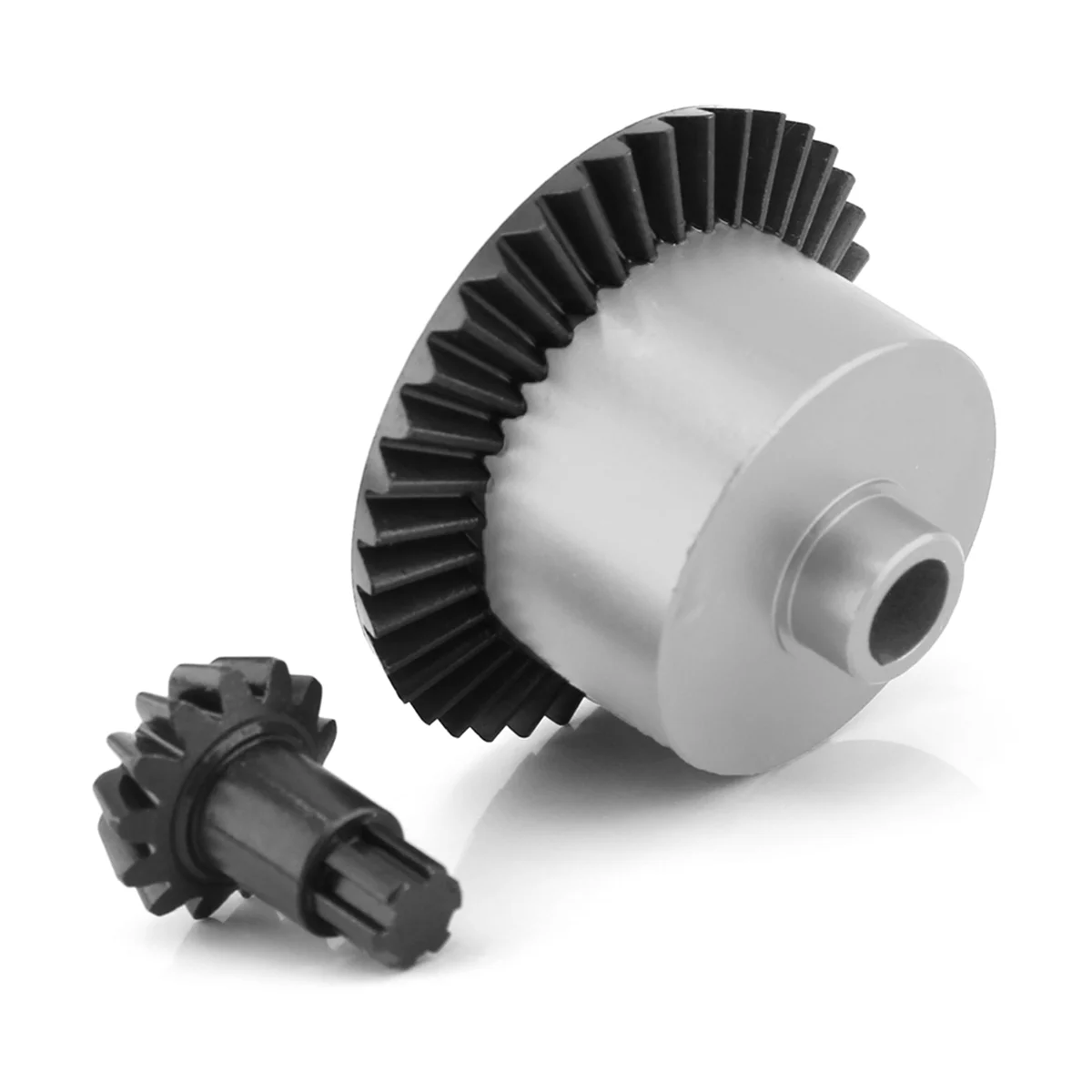 Metal Steel Bevel Gear Differential Case for 1/10 ARRMA SENTON Granite KRATON VORTEKS Outcast Big Rock,Silver