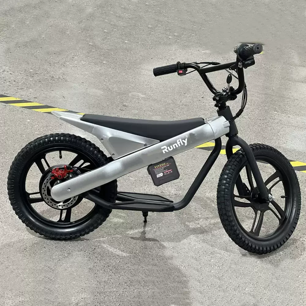 Adjustable Children's Riding  for 5-10 Years Old16 Inch Kids Electric Balance Bike - Toddler E-Scooter Bicycle