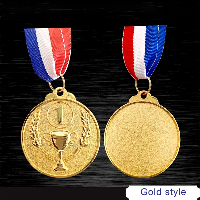 Gold Silver Bronze Medal Football Competition Game Prizes Trophy Children Sports Game Prize Awards For Sports Competition Games