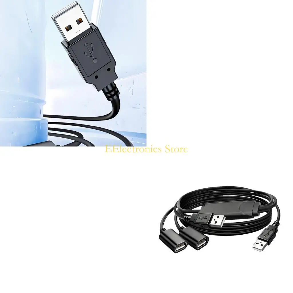 B03C Fast speed USB 2.0 Extension Cord 2 Port Adapters For Conference Equipment
