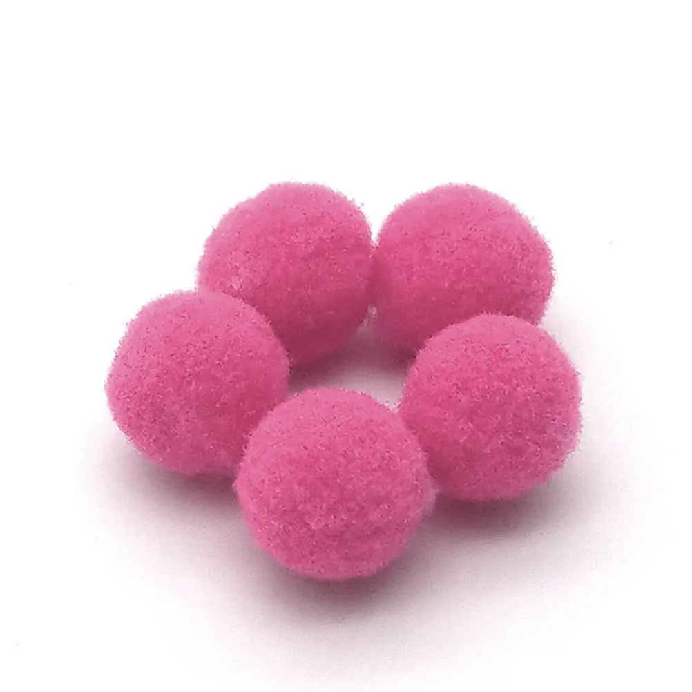 160Pcs Colorful Pom Ball Set Made of Premium Dacron for Kids Creative Play Sewing Craft Bag Customization Fashion Accent Item