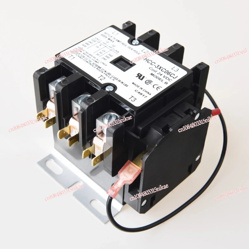 DC Coil Voltage 24VDC 60A HCC-3XC06CJ Three-phase American AC Contactor UL CSA